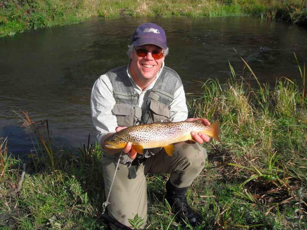 Peter with a colorful Bone Creek Brown