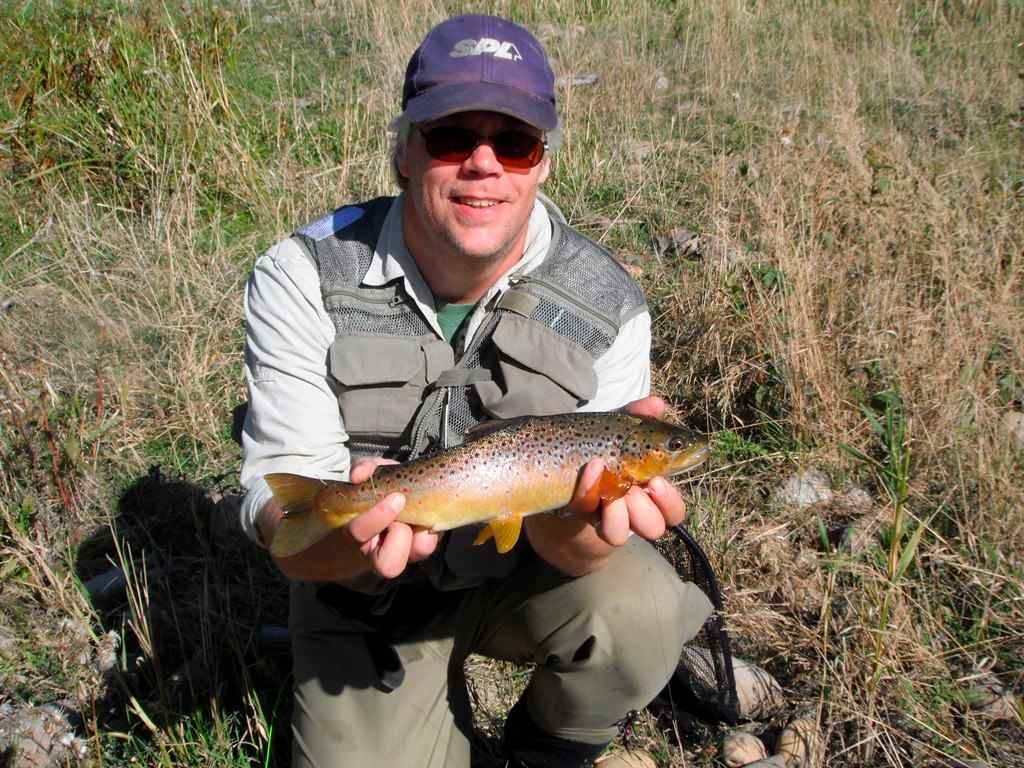 Peter with a large Bone Creek Brown
