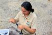 Even the Park Interpreter gets to tie a fly