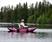 Paul O showing off his decked out pontoon boat.